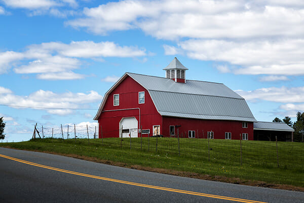 The Red Barn in Charlton, Ma