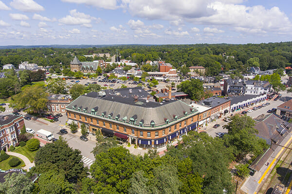 gervais-mechanical-newton-ma Aerial photo of Newton, Ma