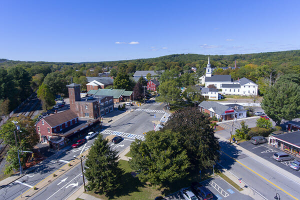 Aerial view of Ashland, Ma